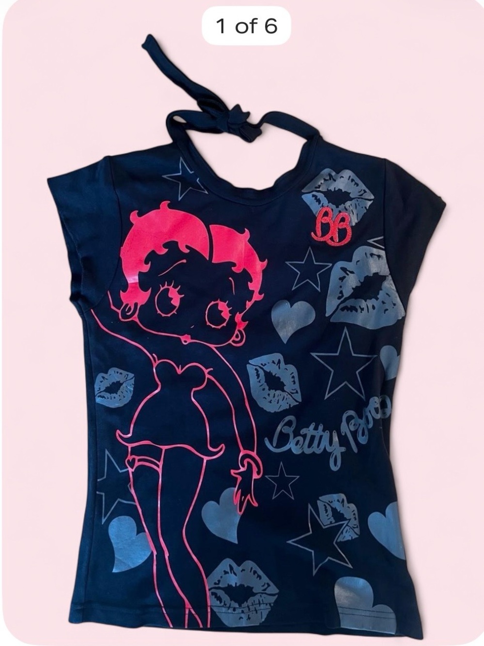 Betty Boop Cap Sleeve T-shirt